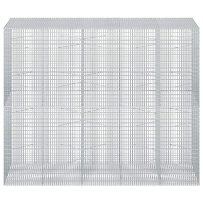 Gabion with 5 mm Wire and 5x2.5 cm Mesh 250x100x200 cm