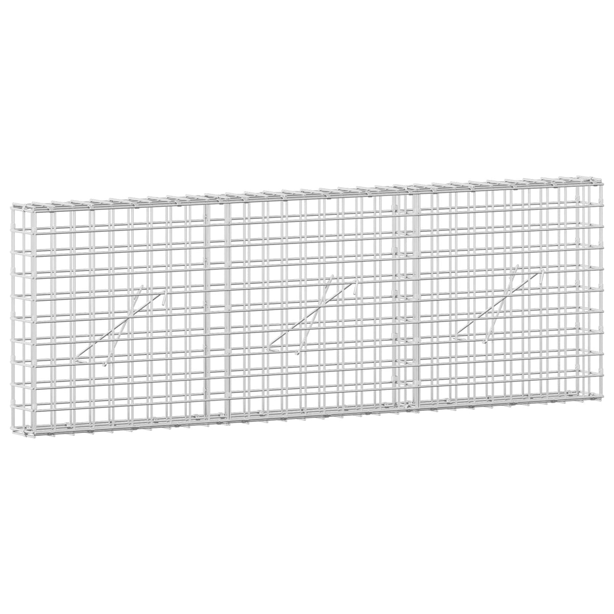 Gabion with 5 mm Wire and 5x5 cm Mesh 150x10x50 cm