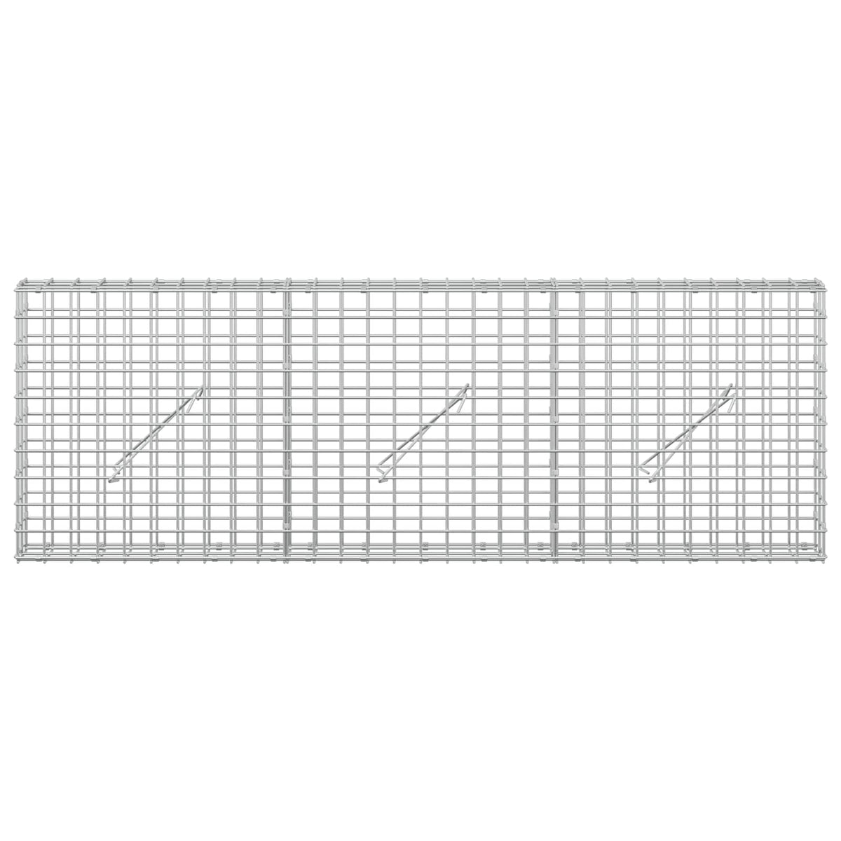 Gabion with 5 mm Wire and 5x5 cm Mesh 150x10x50 cm