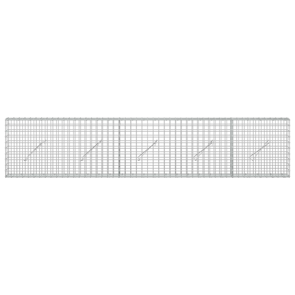 Gabion with 5 mm Wire and 5x5 cm Mesh 250x10x50 cm