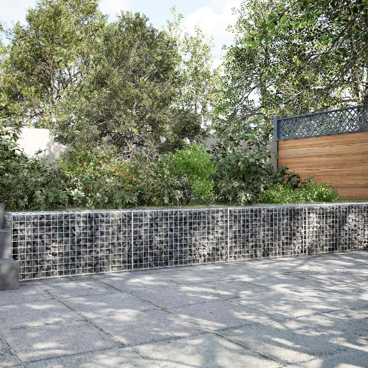 Gabion with 5 mm Wire and 5x5 cm Mesh 650x10x50 cm