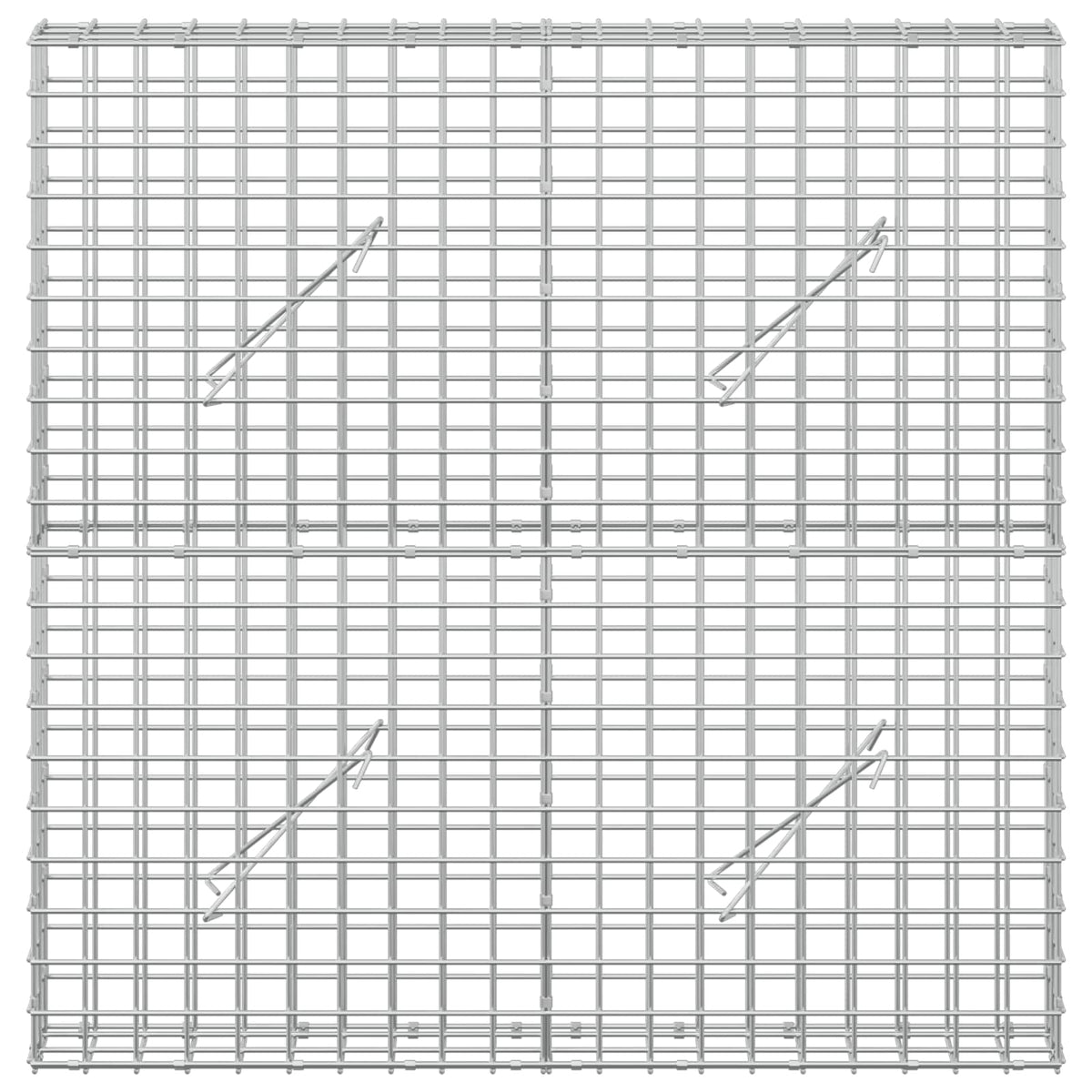 Gabion with 5 mm Wire and 5x5 cm Mesh 100x10x100 cm
