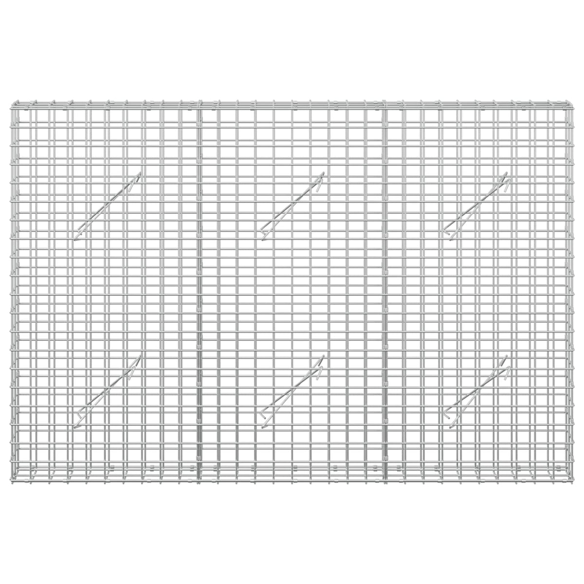 Gabion with 5 mm Wire and 5x5 cm Mesh 150x10x100 cm