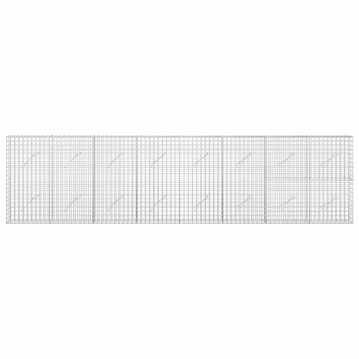 Gabion with 5 mm Wire and 5x5 cm Mesh 400x10x100 cm