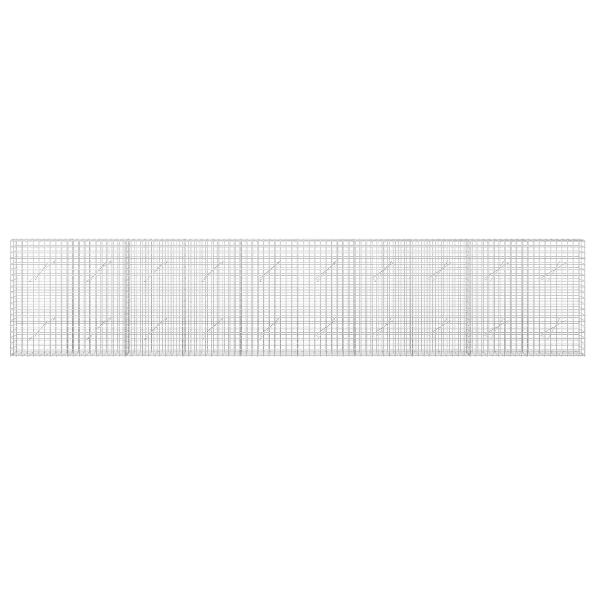 Gabion with 5 mm Wire and 5x5 cm Mesh 500x10x100 cm
