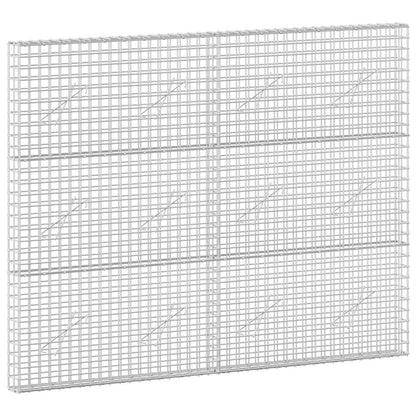 Gabion with 5 mm Wire and 5x5 cm Mesh 200x10x150 cm