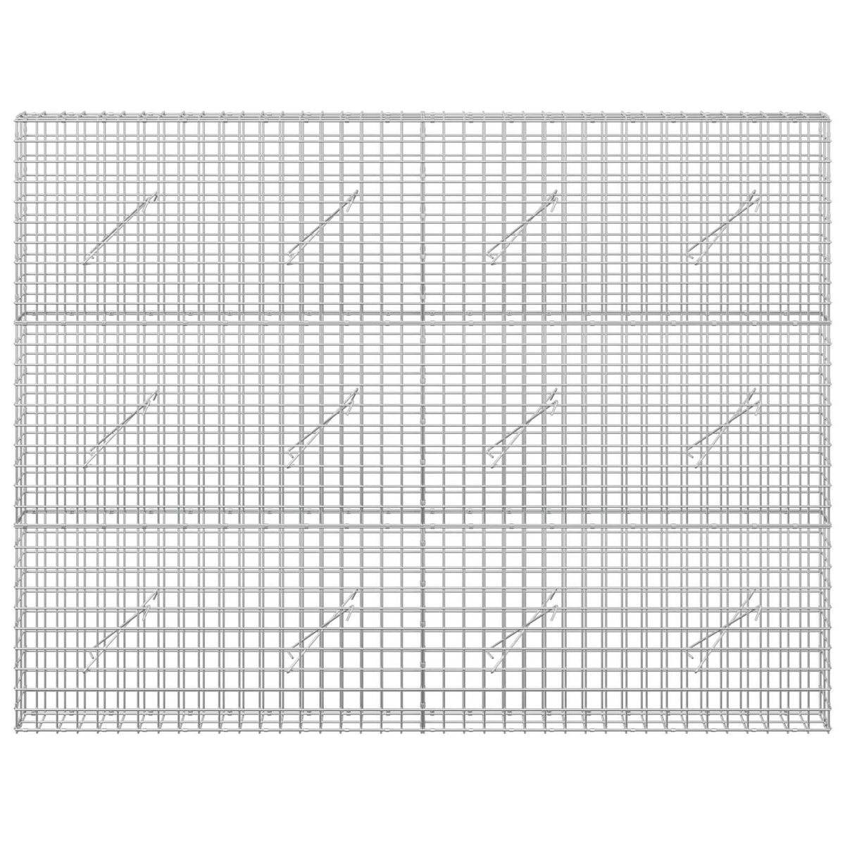 Gabion with 5 mm Wire and 5x5 cm Mesh 200x10x150 cm
