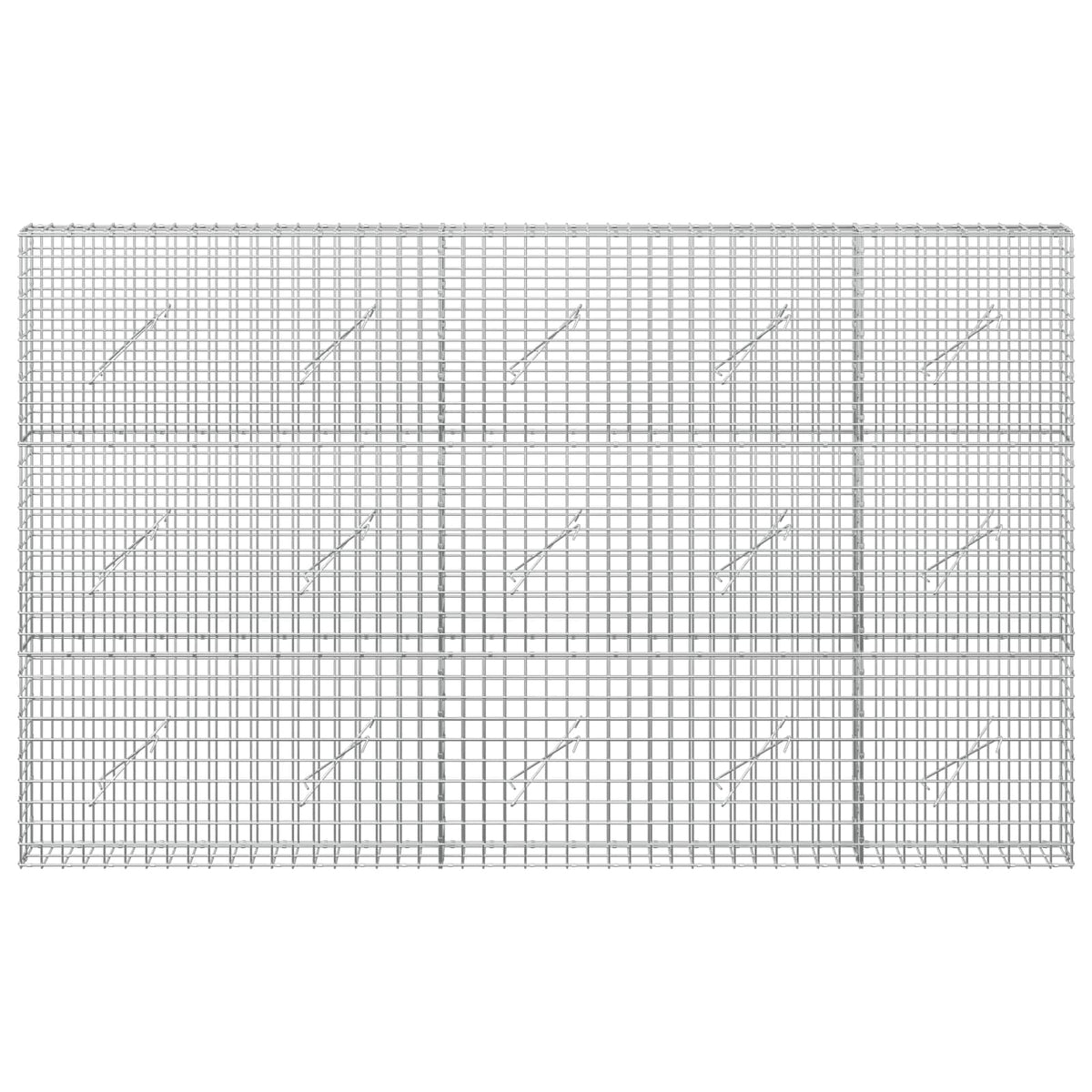 Gabion with 5 mm Wire and 5x5 cm Mesh 250x10x150 cm