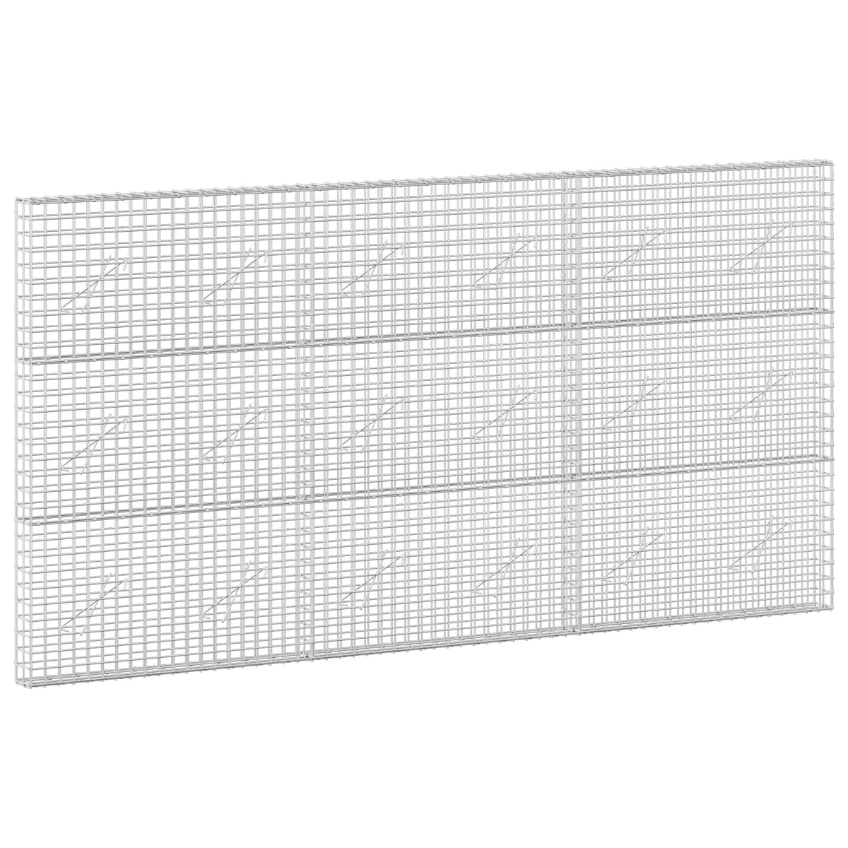 Gabion with 5 mm Wire and 5x5 cm Mesh 300x10x150 cm