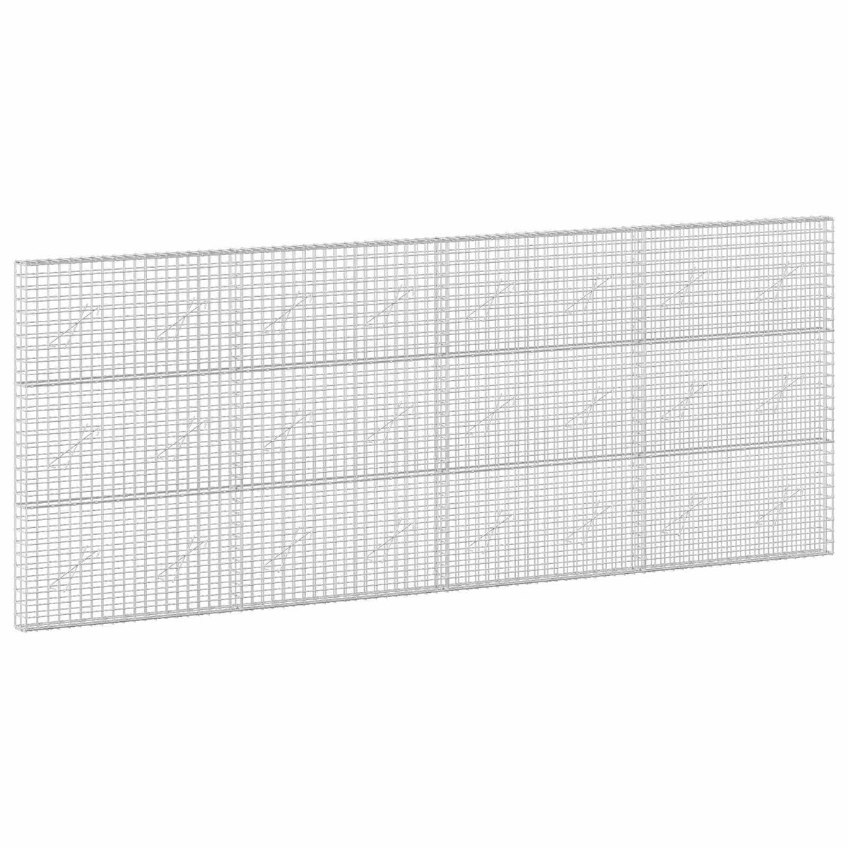 Gabion with 5 mm Wire and 5x5 cm Mesh 400x10x150 cm