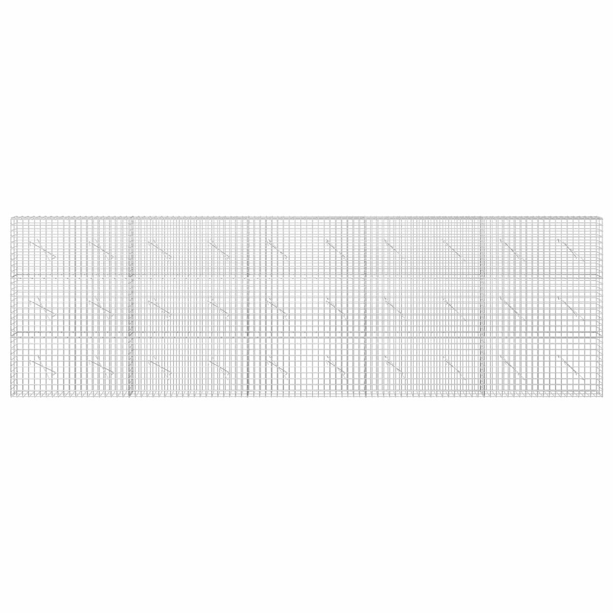 Gabion with 5 mm Wire and 5x5 cm Mesh 500x10x150 cm