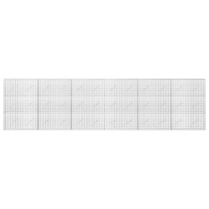 Gabion with 5 mm Wire and 5x5 cm Mesh 600x10x150 cm
