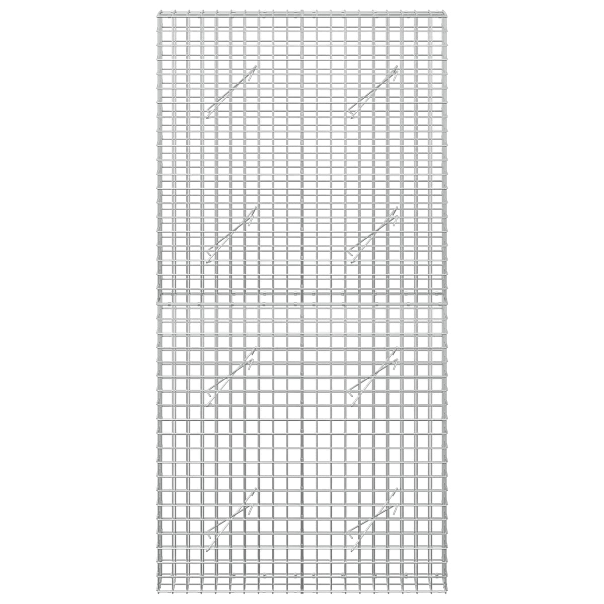 Gabion with 5 mm Wire and 5x5 cm Mesh 100x10x200 cm