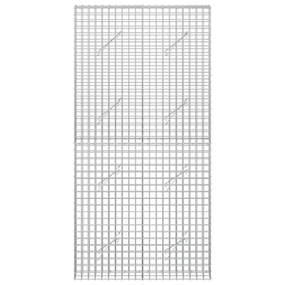Gabion with 5 mm Wire and 5x5 cm Mesh 100x10x200 cm