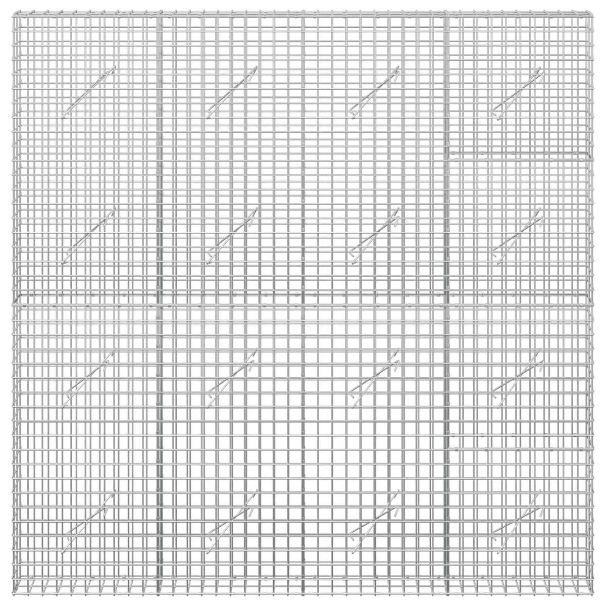 Gabion with 5 mm Wire and 5x5 cm Mesh 200x10x200 cm