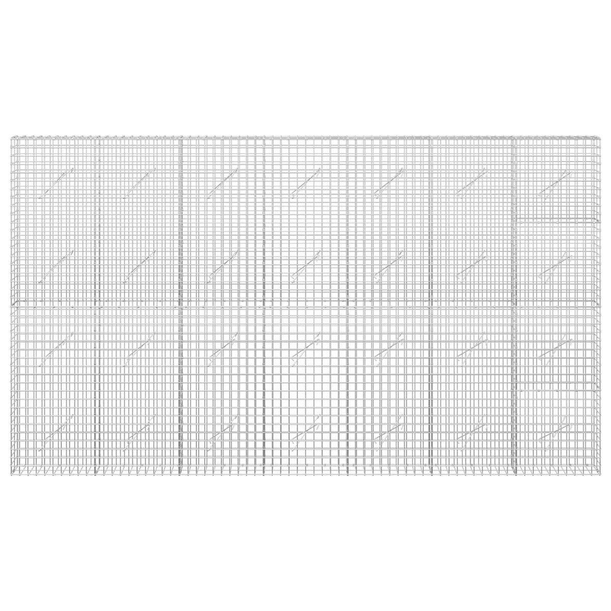 Gabion with 5 mm Wire and 5x5 cm Mesh 350x10x200 cm