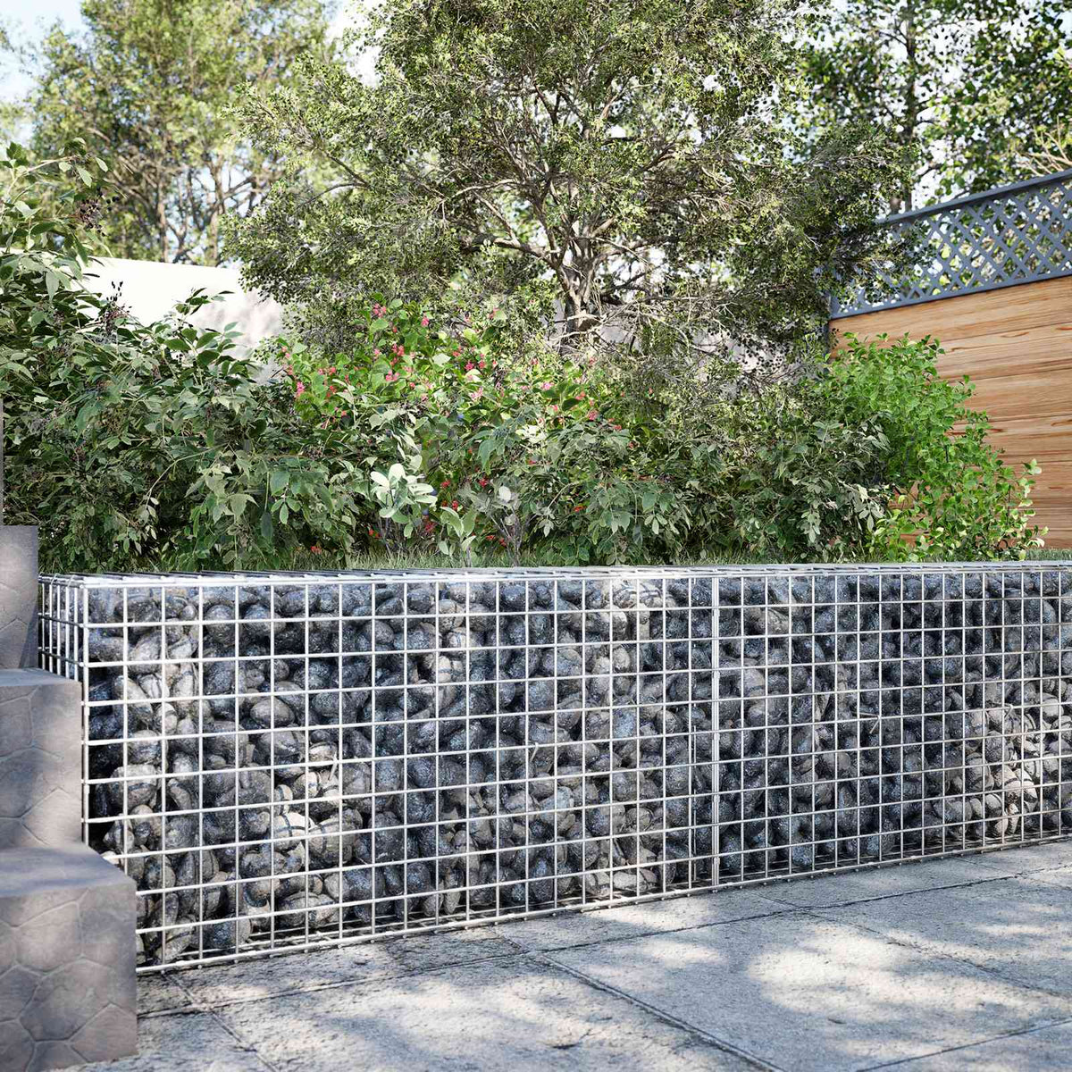 Gabion with 5 mm Wire and 5x5 cm Mesh 50x20x50 cm