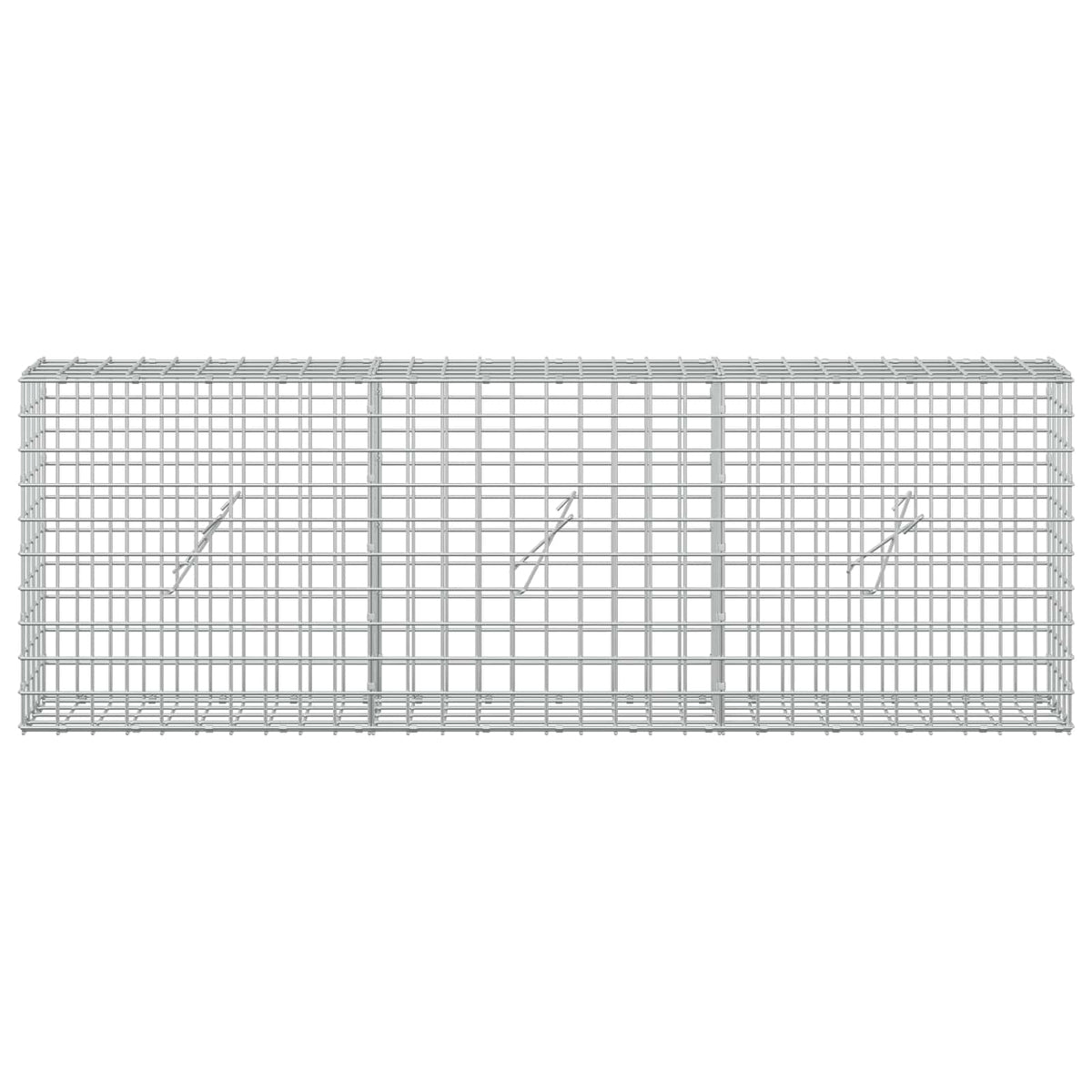 Gabion with 5 mm Wire and 5x5 cm Mesh 150x20x50 cm