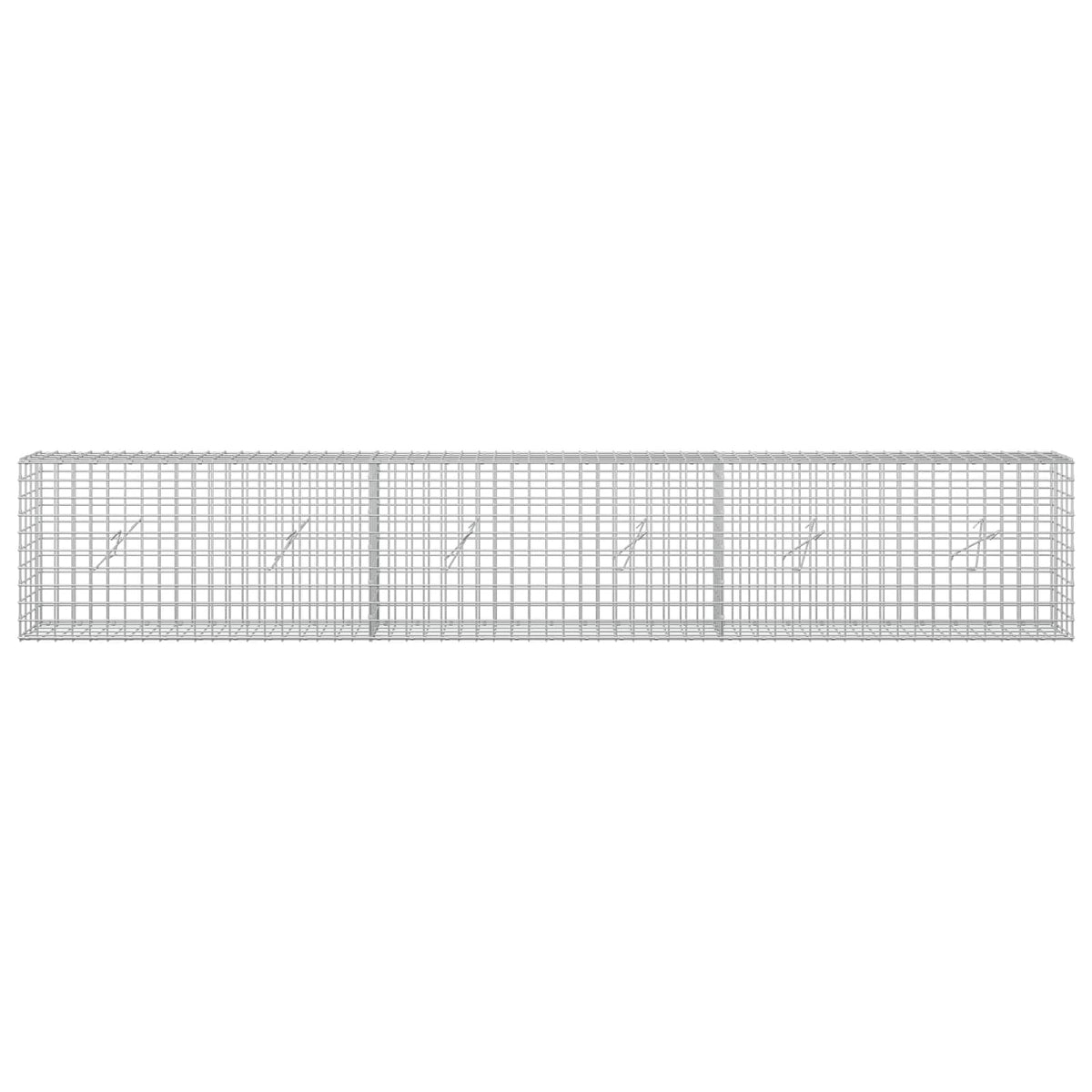 Gabion with 5 mm Wire and 5x5 cm Mesh 300x20x50 cm