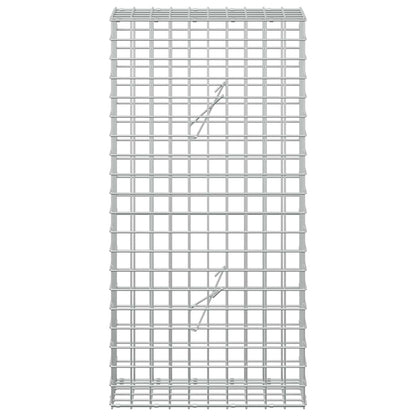 Gabion with 5 mm Wire and 5x5 cm Mesh 50x20x100 cm