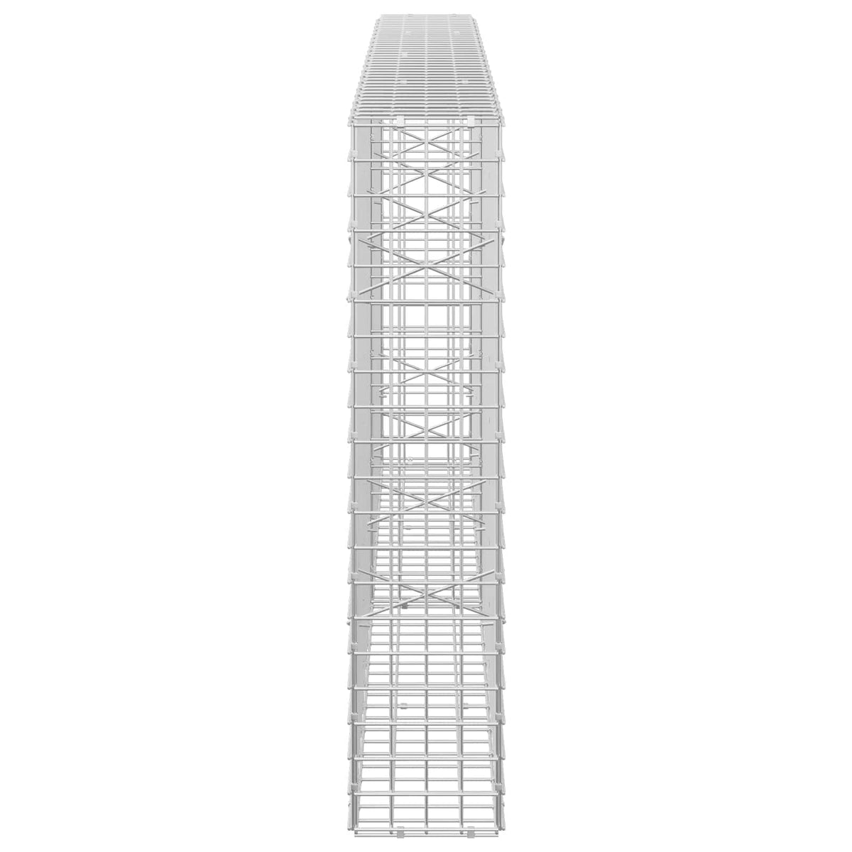 Gabion with 5 mm Wire and 5x5 cm Mesh 200x20x100 cm
