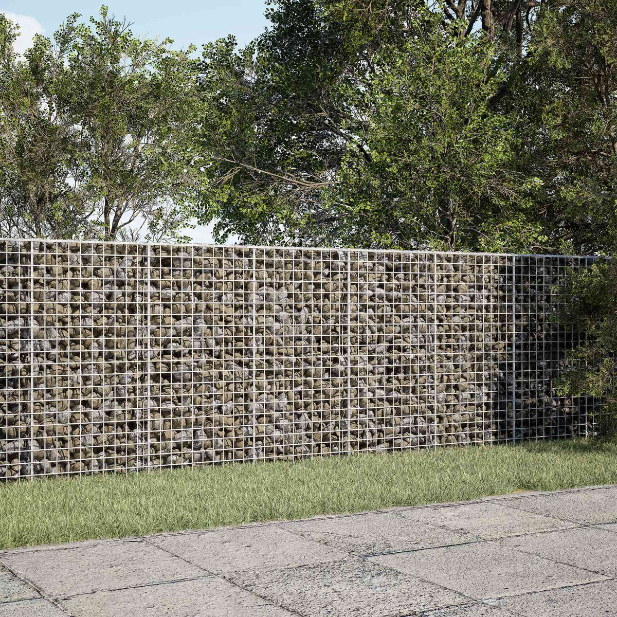 Gabion with 5 mm Wire and 5x5 cm Mesh 250x20x100 cm
