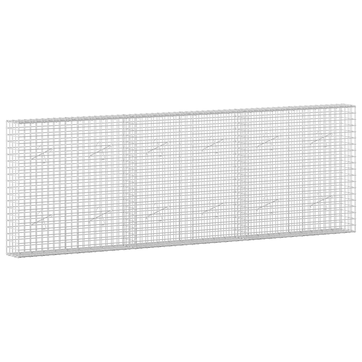 Gabion with 5 mm Wire and 5x5 cm Mesh 300x20x100 cm