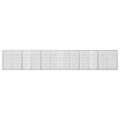 Gabion with 5 mm Wire and 5x5 cm Mesh 600x20x100 cm
