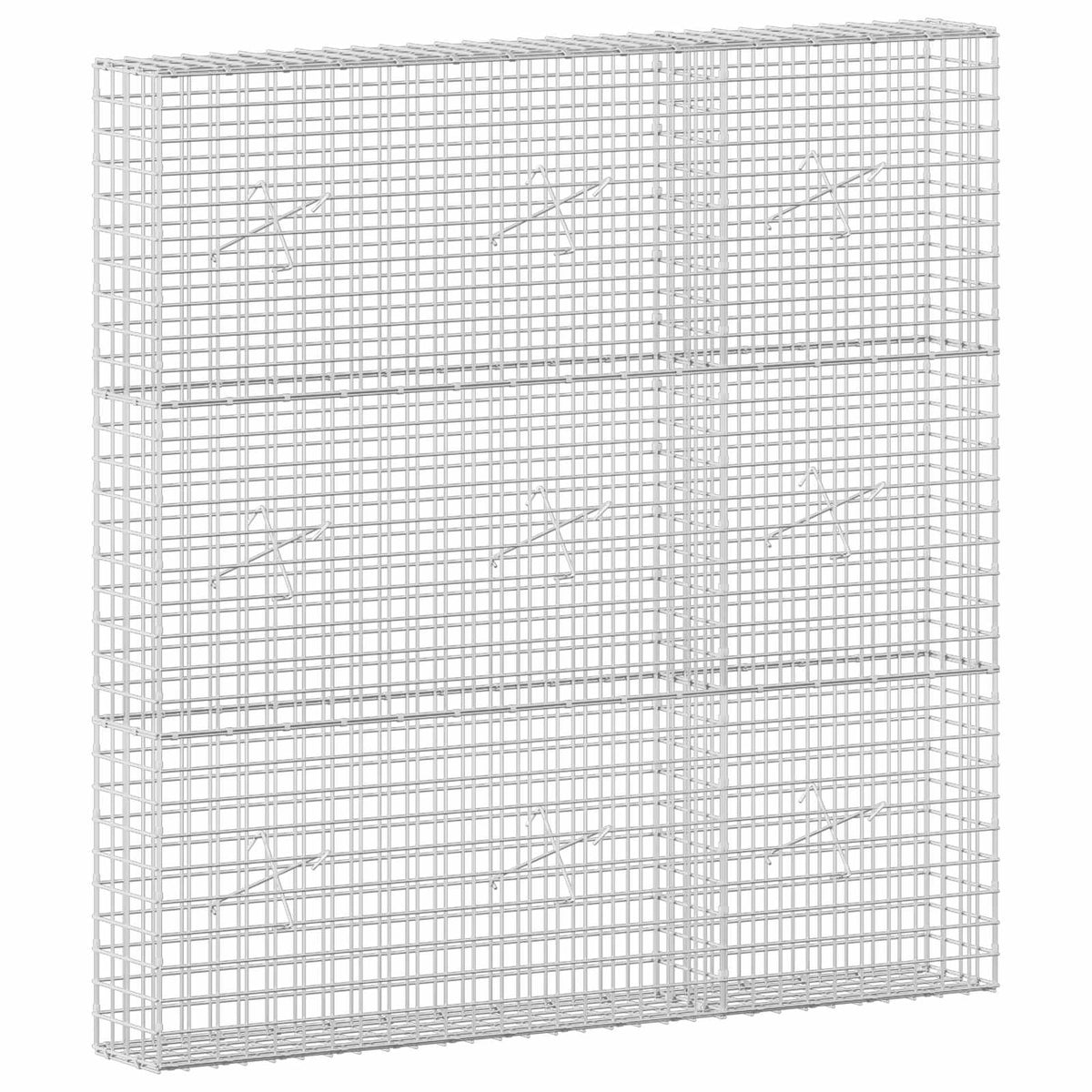 Gabion with 5 mm Wire and 5x5 cm Mesh 150x20x150 cm