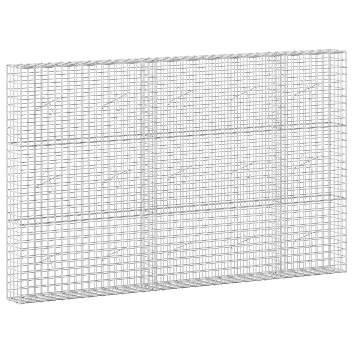 Gabion with 5 mm Wire and 5x5 cm Mesh 250x20x150 cm