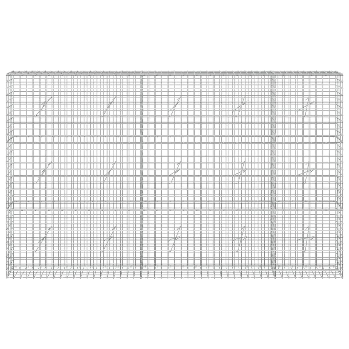 Gabion with 5 mm Wire and 5x5 cm Mesh 250x20x150 cm