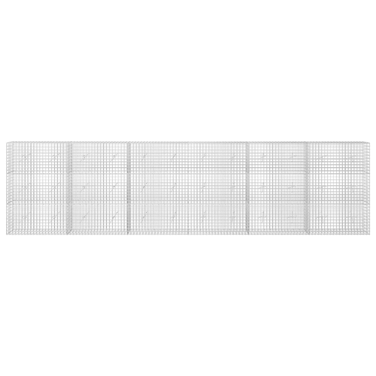Gabion with 5 mm Wire and 5x5 cm Mesh 600x20x150 cm