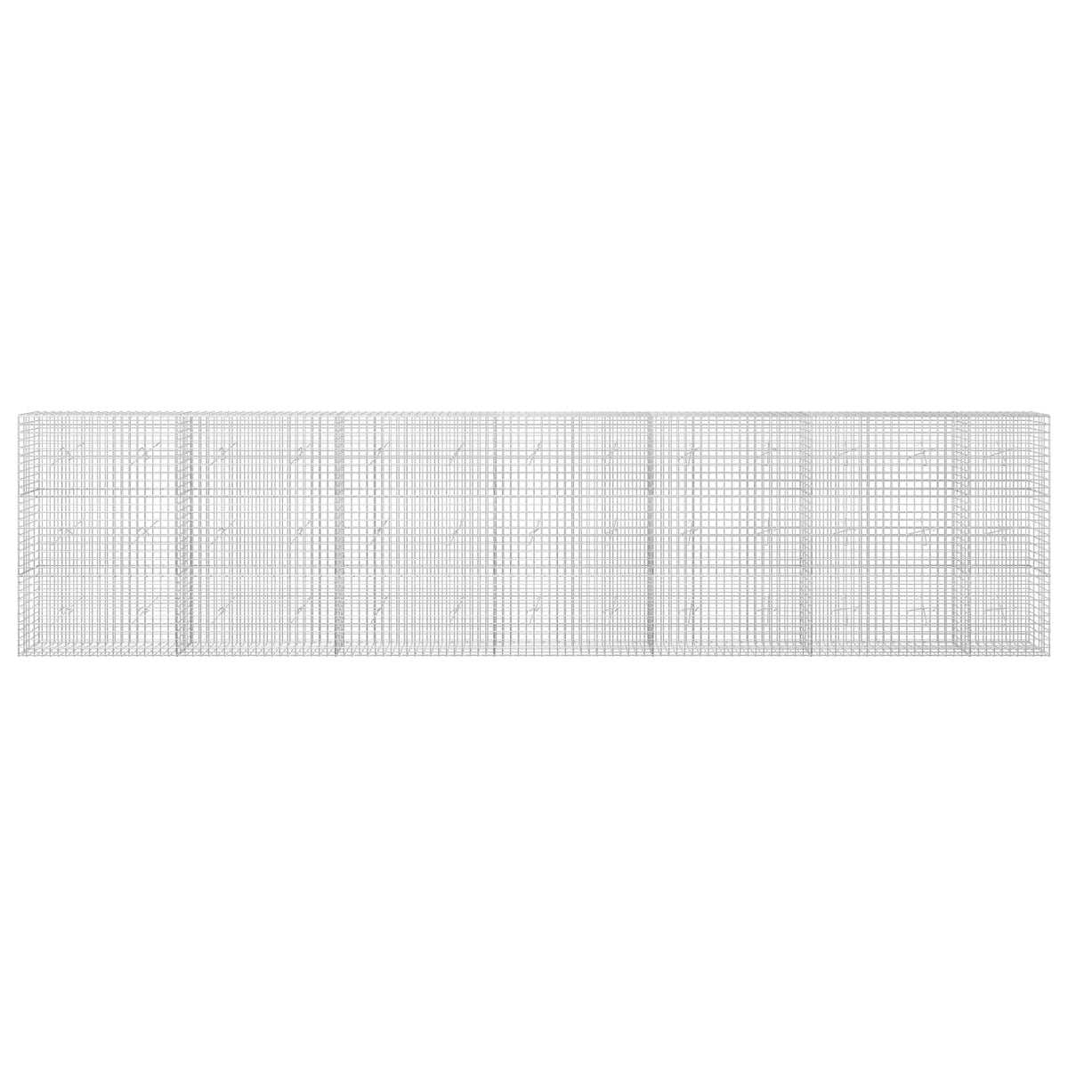 Gabion with 5 mm Wire and 5x5 cm Mesh 650x20x150 cm