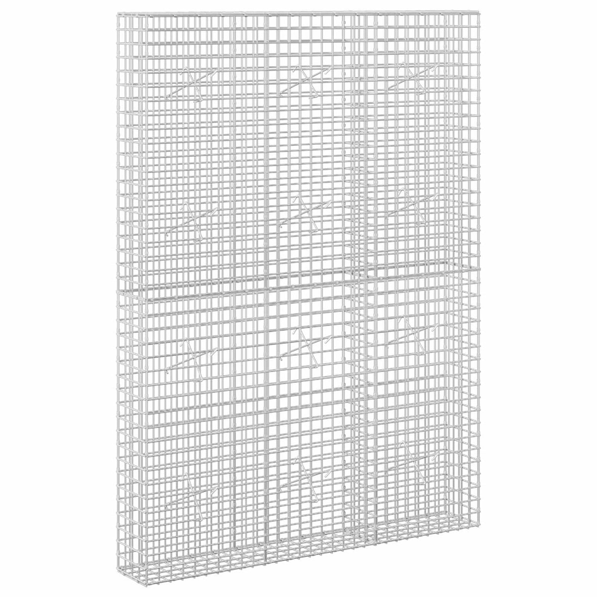 Gabion with 5 mm Wire and 5x5 cm Mesh 150x20x200 cm