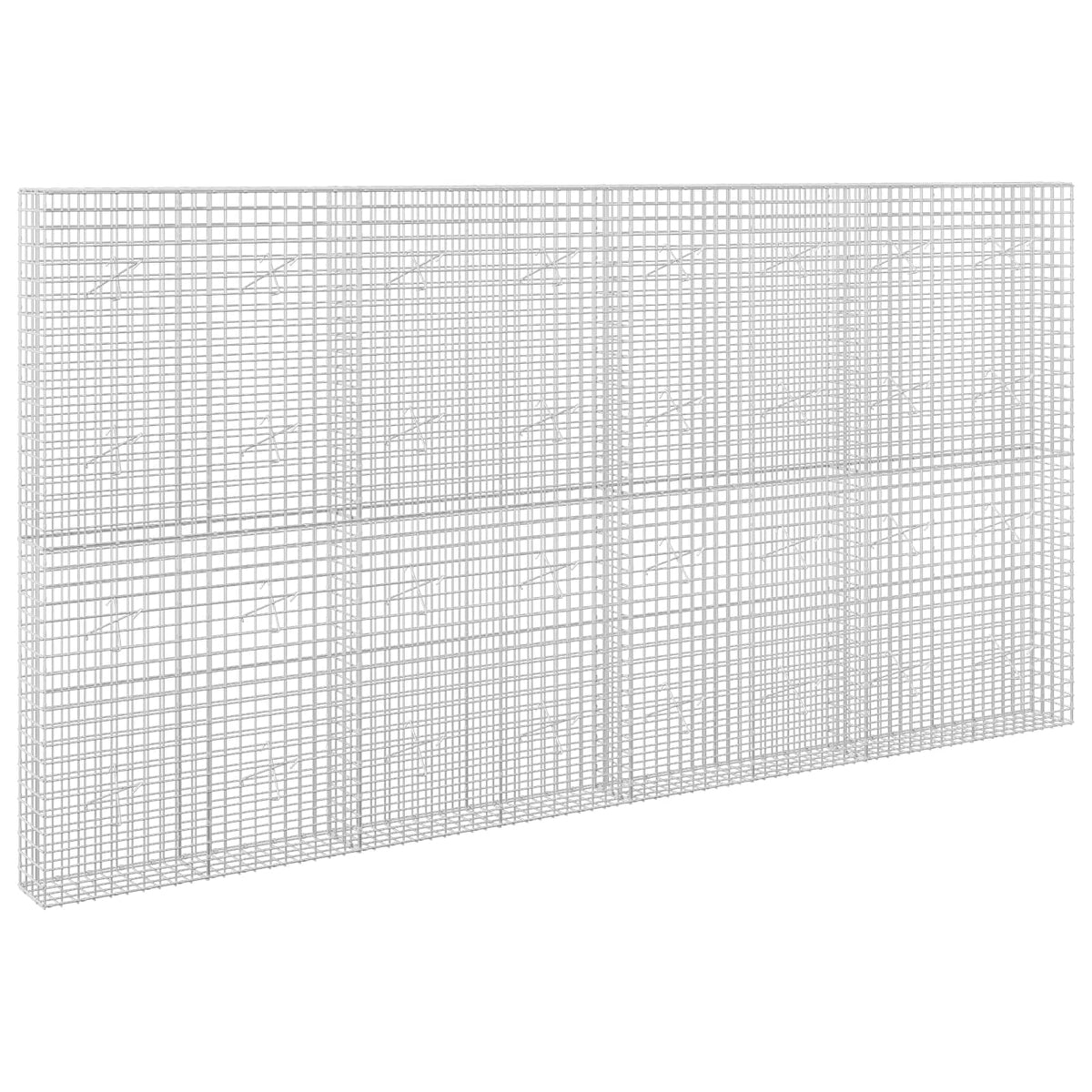 Gabion with 5 mm Wire and 5x5 cm Mesh 400x20x200 cm