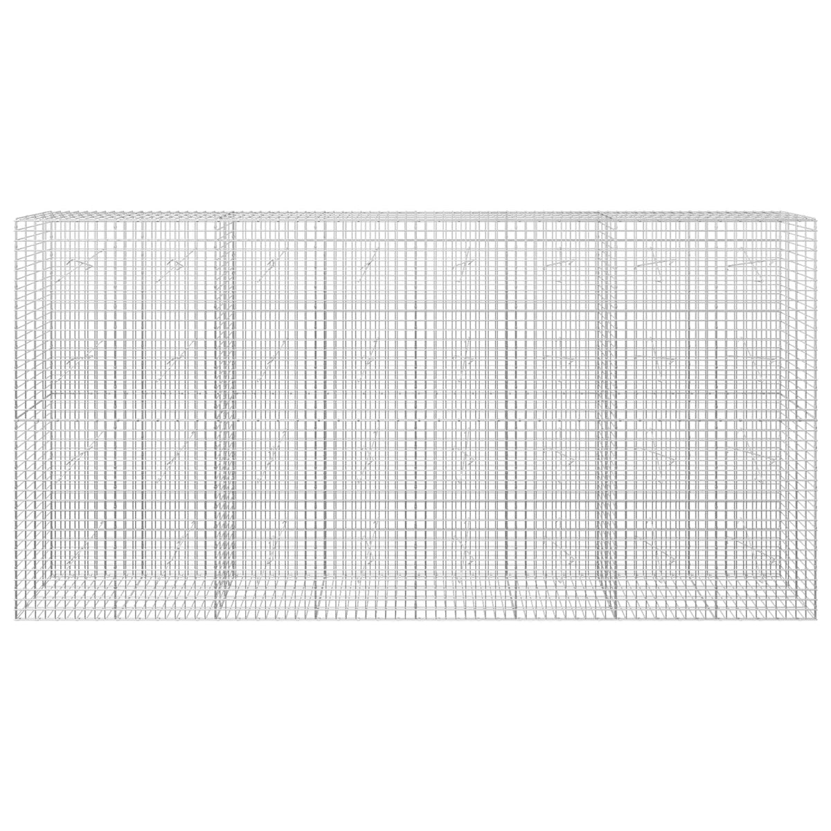 Gabion with 5 mm Wire and 5x5 cm Mesh 400x20x200 cm