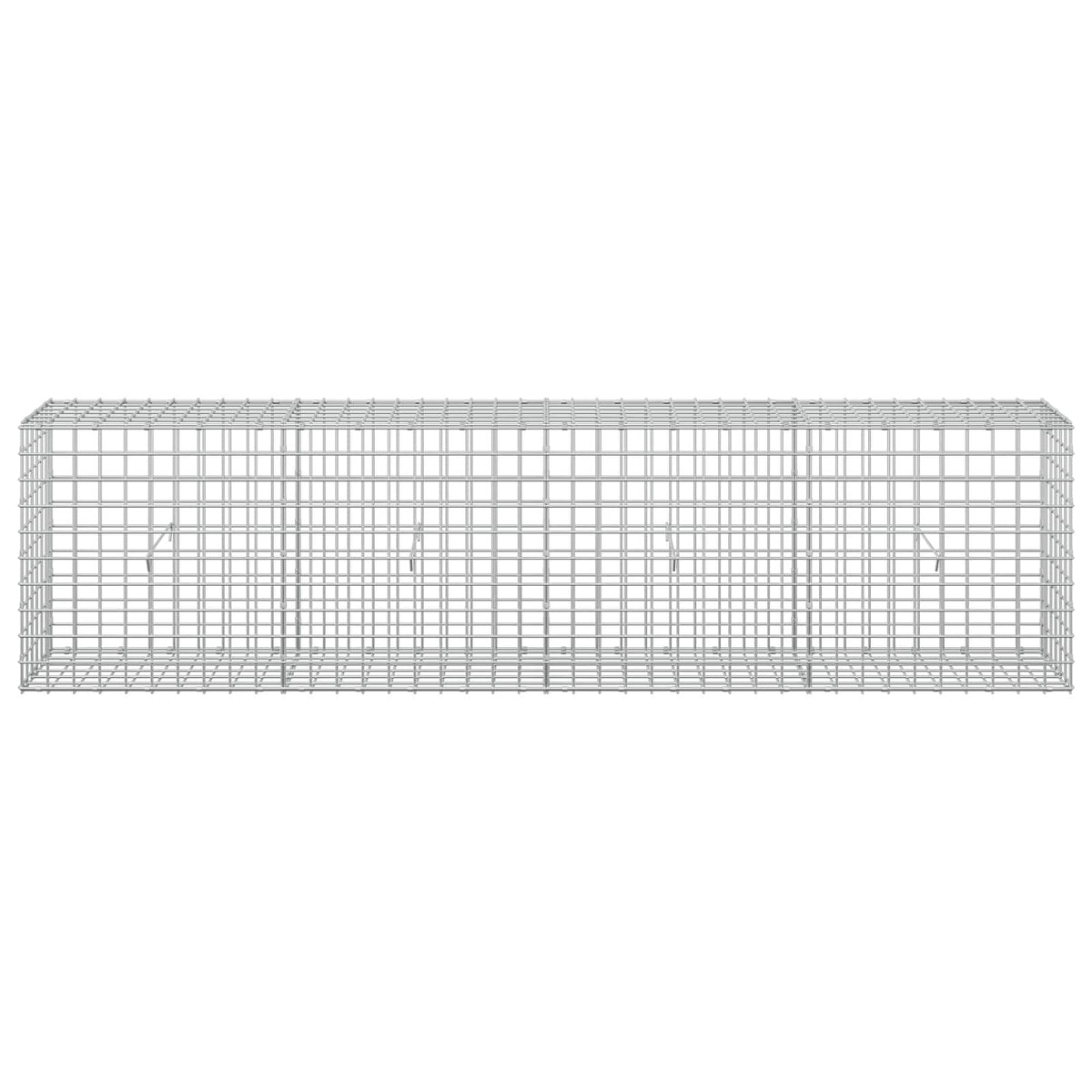 Gabion with 5 mm Wire and 5x5 cm Mesh 200x30x50 cm