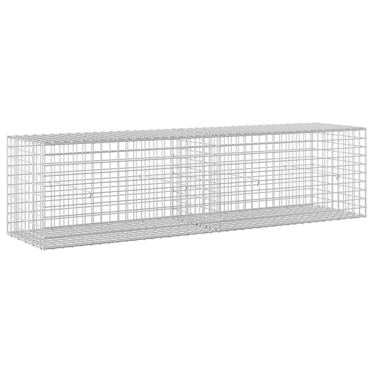 Gabion with 5 mm Wire and 5x5 cm Mesh 200x50x50 cm