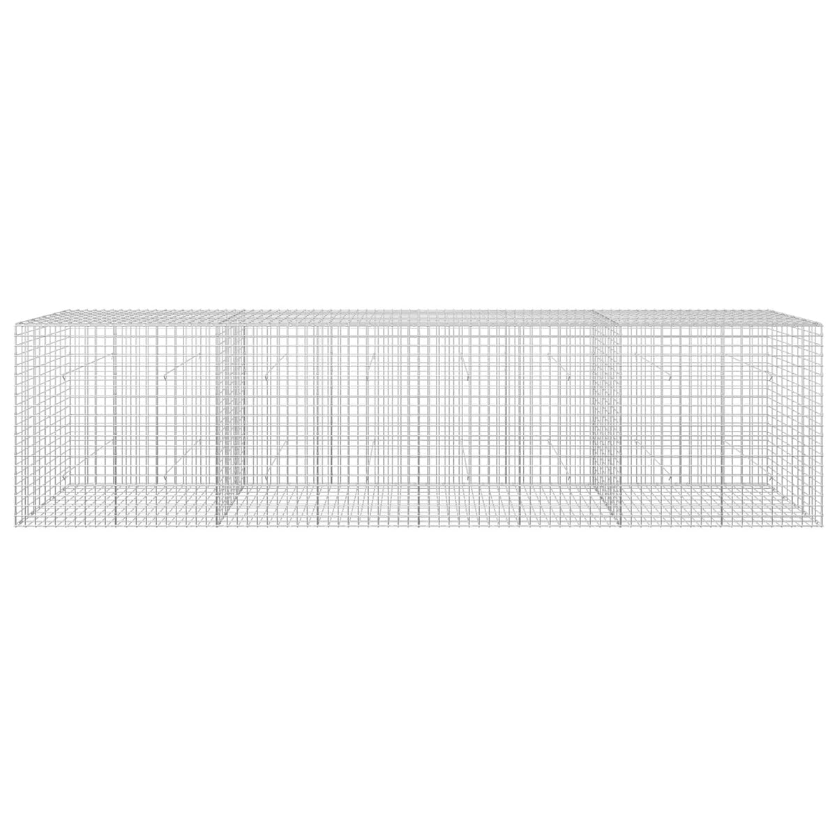 Gabion with 5 mm Wire and 5x5 cm Mesh 400x50x100 cm