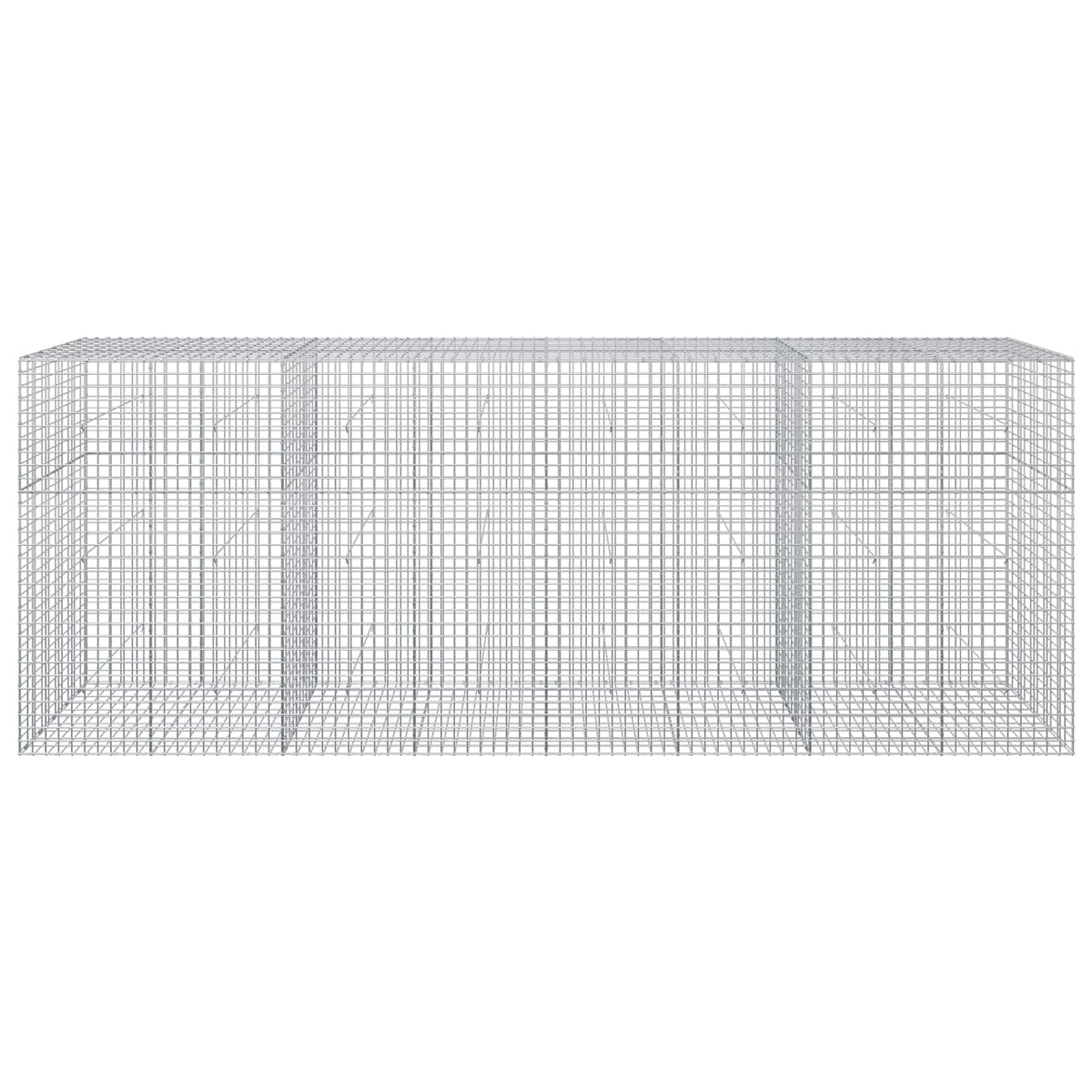 Gabion with 5 mm Wire and 5x5 cm Mesh 400x50x150 cm