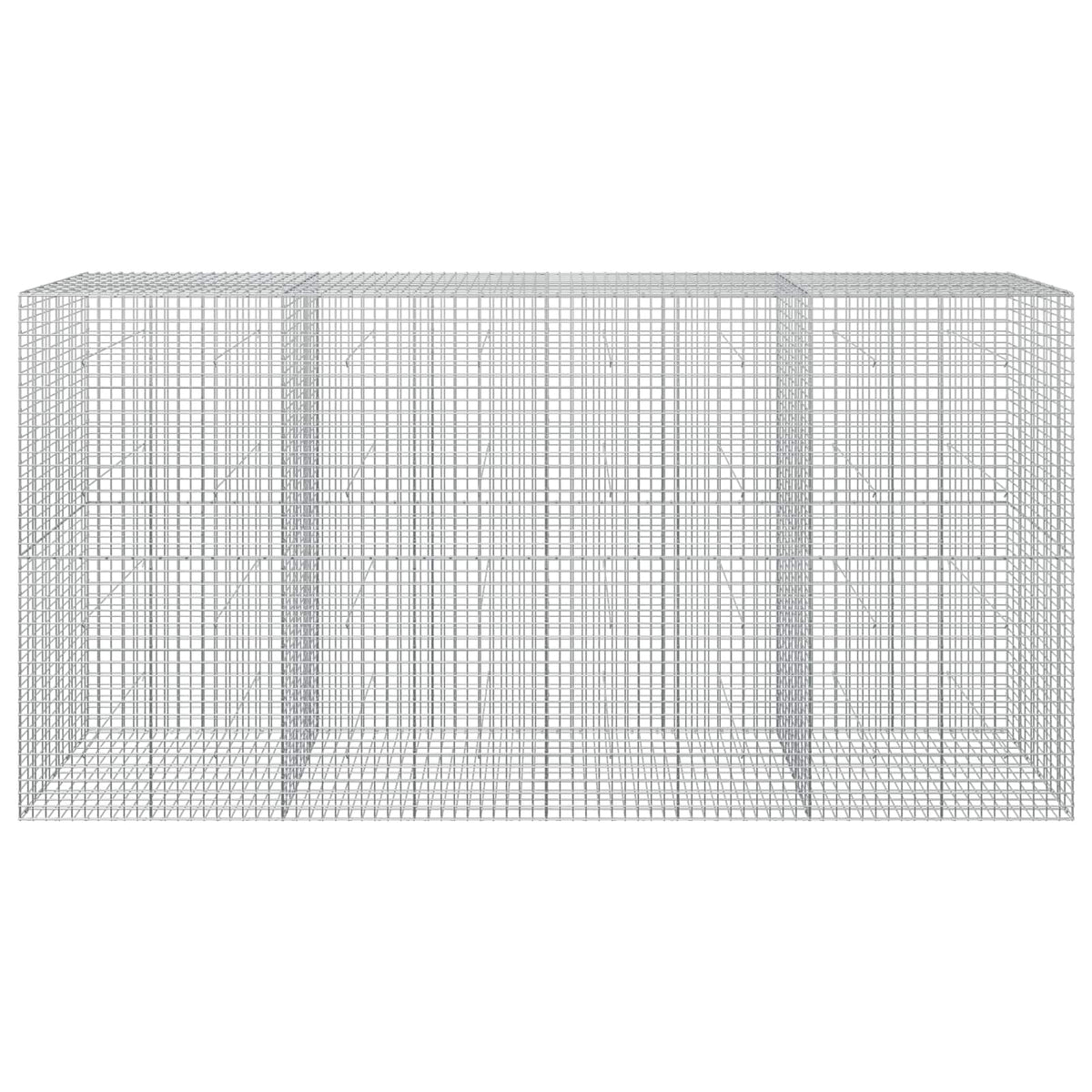 Gabion with 5 mm Wire and 5x5 cm Mesh 400x50x200 cm