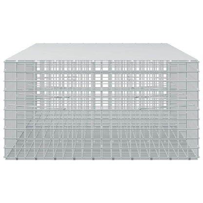 Gabion with 5 mm Wire and 5x5 cm Mesh 350x100x50 cm