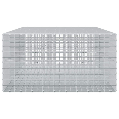 Gabion with 5 mm Wire and 5x5 cm Mesh 400x100x50 cm