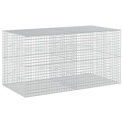 Gabion with 5 mm Wire and 5x5 cm Mesh 200x100x100 cm