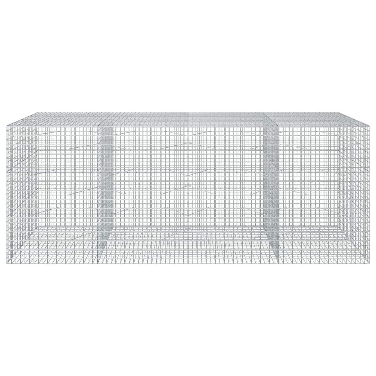 Gabion with 5 mm Wire and 5x5 cm Mesh 400x100x150 cm