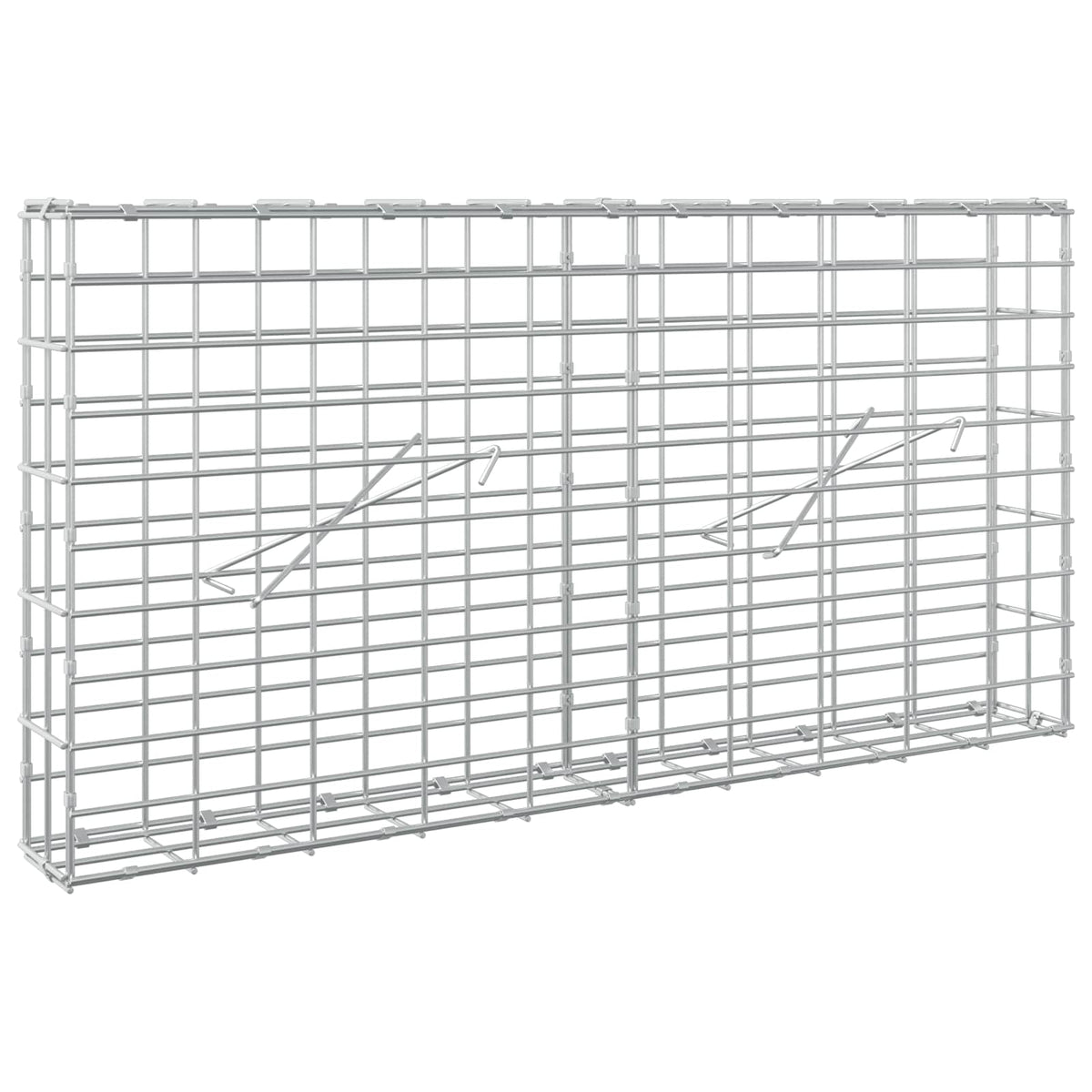 Gabion with 5 mm Wire and 5x10 cm Mesh 100x10x50 cm