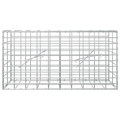Gabion with 5 mm Wire and 5x10 cm Mesh 100x10x50 cm
