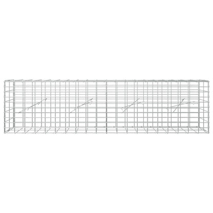 Gabion with 5 mm Wire and 5x10 cm Mesh 200x10x50 cm