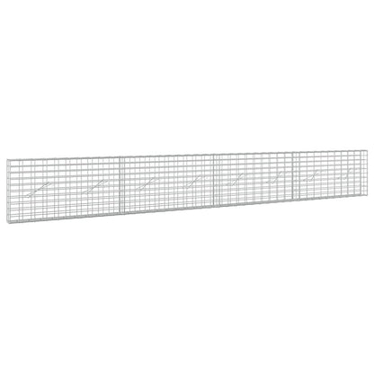 Gabion with 5 mm Wire and 5x10 cm Mesh 400x10x50 cm