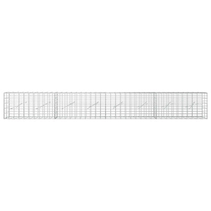 Gabion with 5 mm Wire and 5x10 cm Mesh 400x10x50 cm